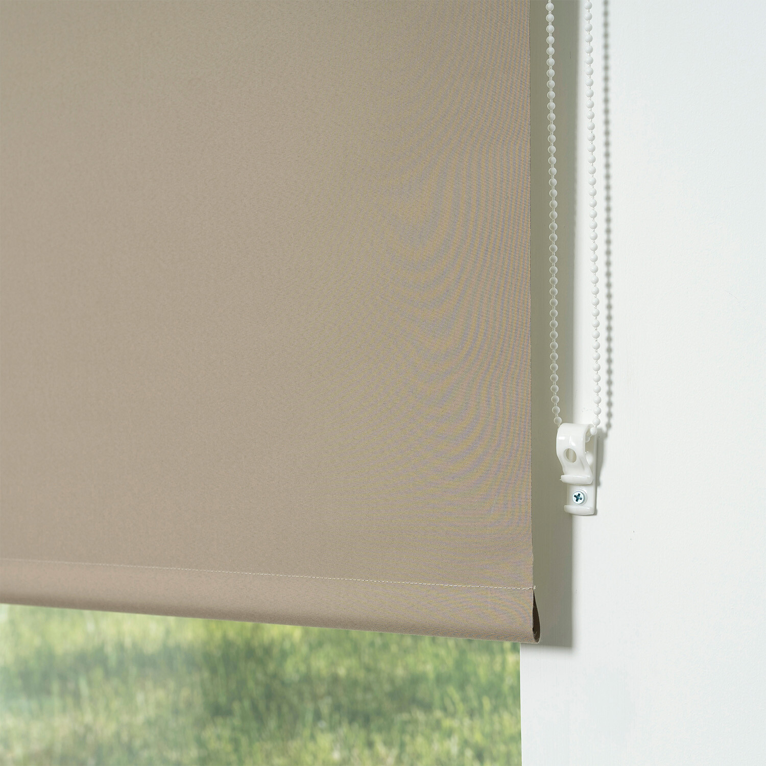 Divante Plain Blackout Roller Blind - Desert Taupe / 120cm Image 3