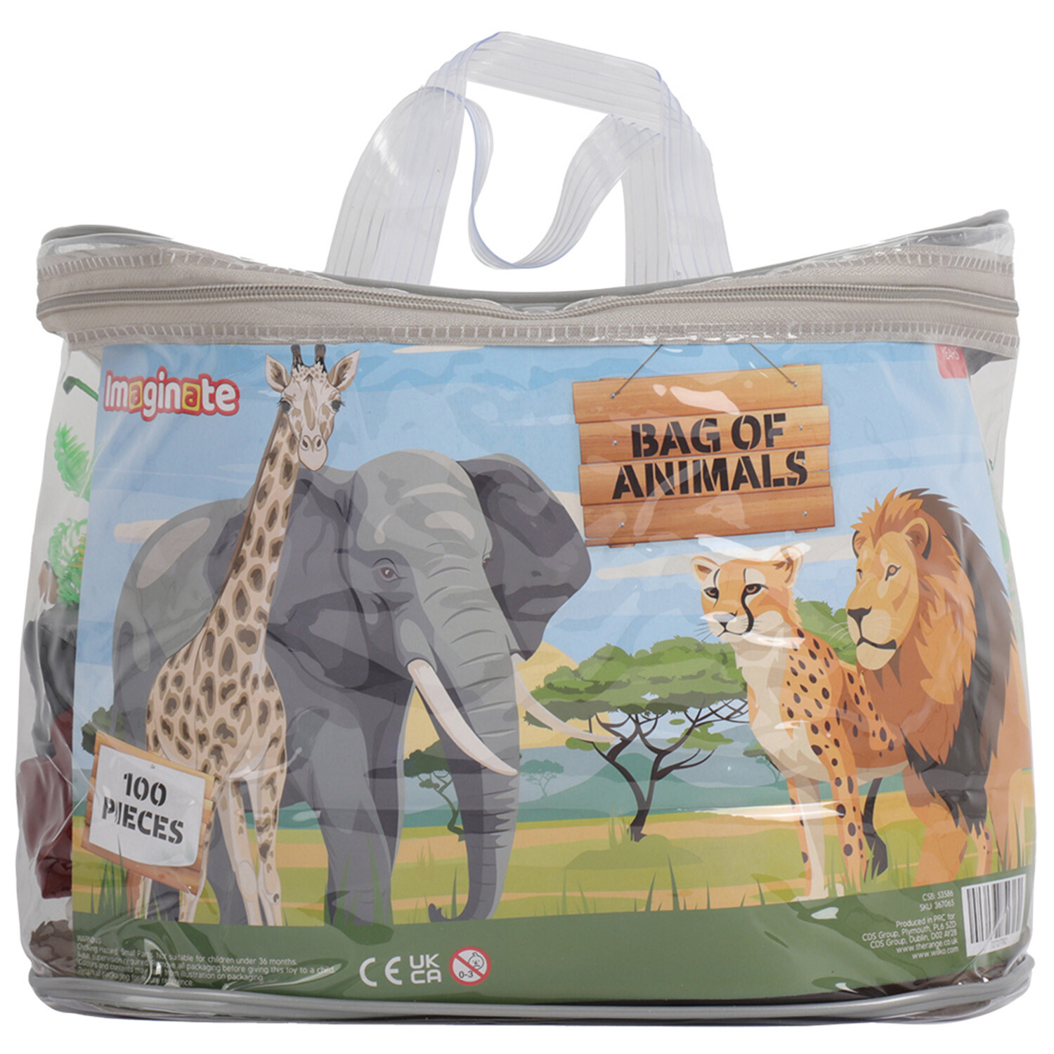 100 Pieces Animal Bag - Multicolour Image 1
