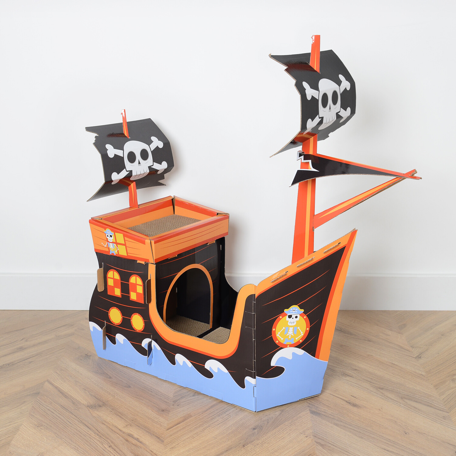 Pirate Ship Cat Scratcher Multicolour Image 2