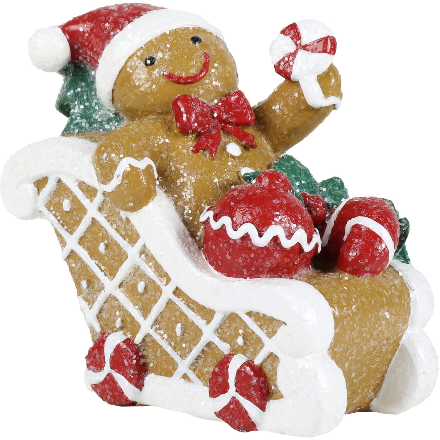 Cute Gingerbread Ornament - Brown Image 2