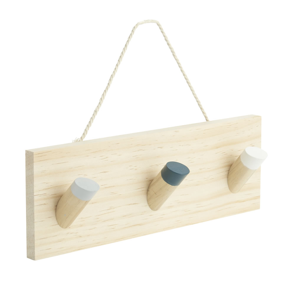 Wilko Scandi Hanging Coat Hooks Wilko