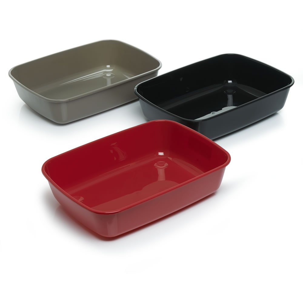Wilko Large Cat Litter Tray (Assorted Colours) Image 1