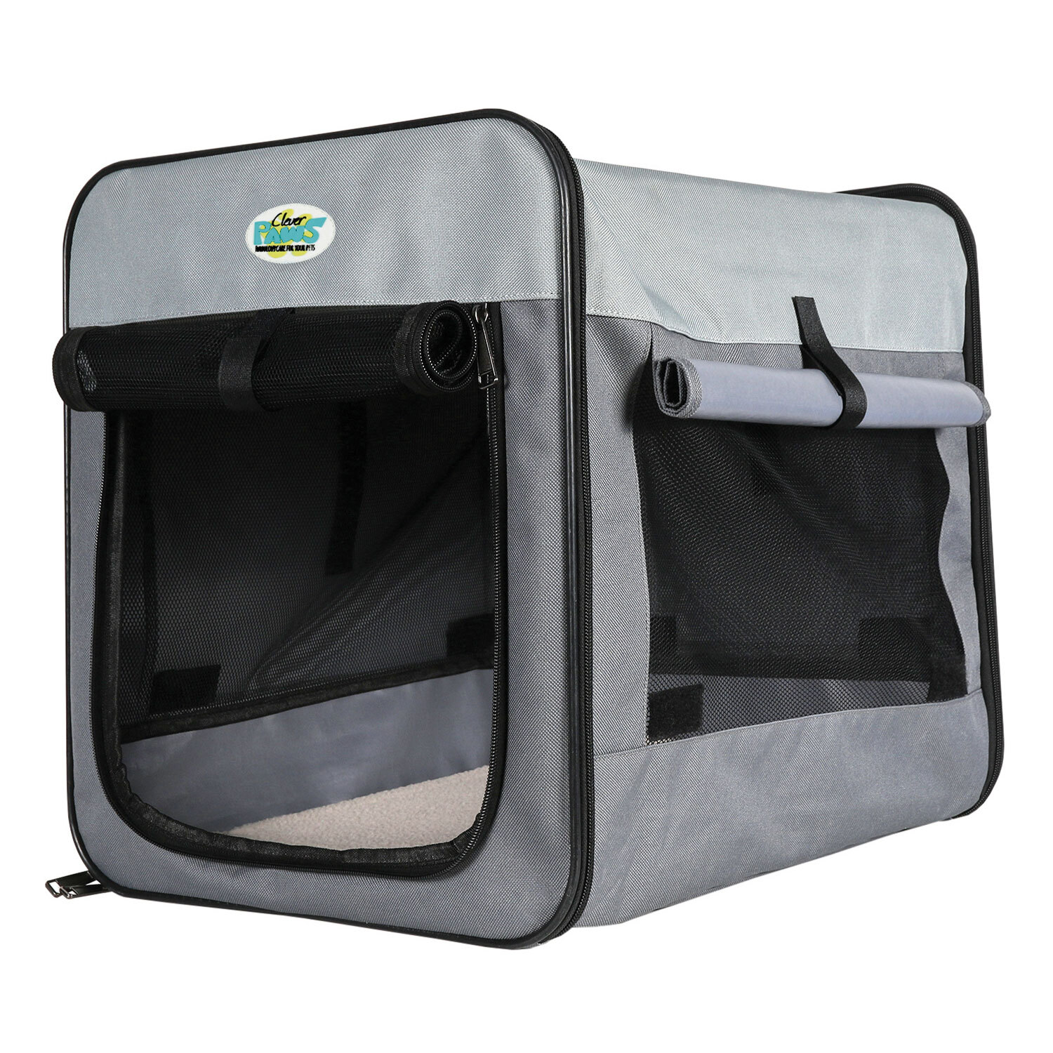 Clever Paws Medium Soft Pet Kennel Image 1