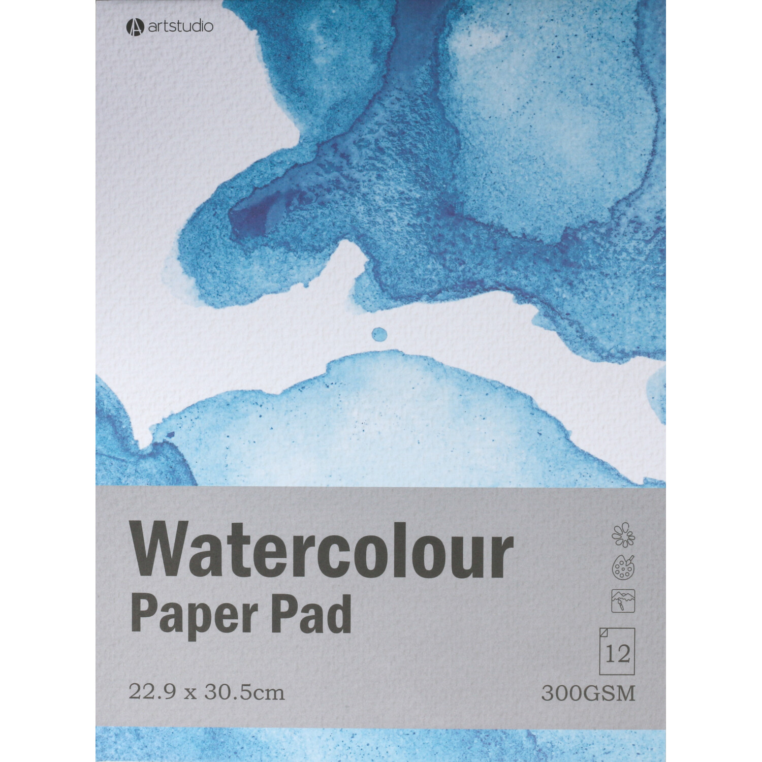 Watercolour Textured Paper Pad Image 1
