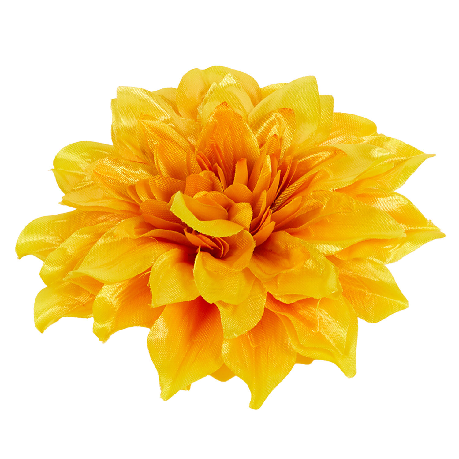 Pack of 2 Large Flower Clips - Yellow Image 3