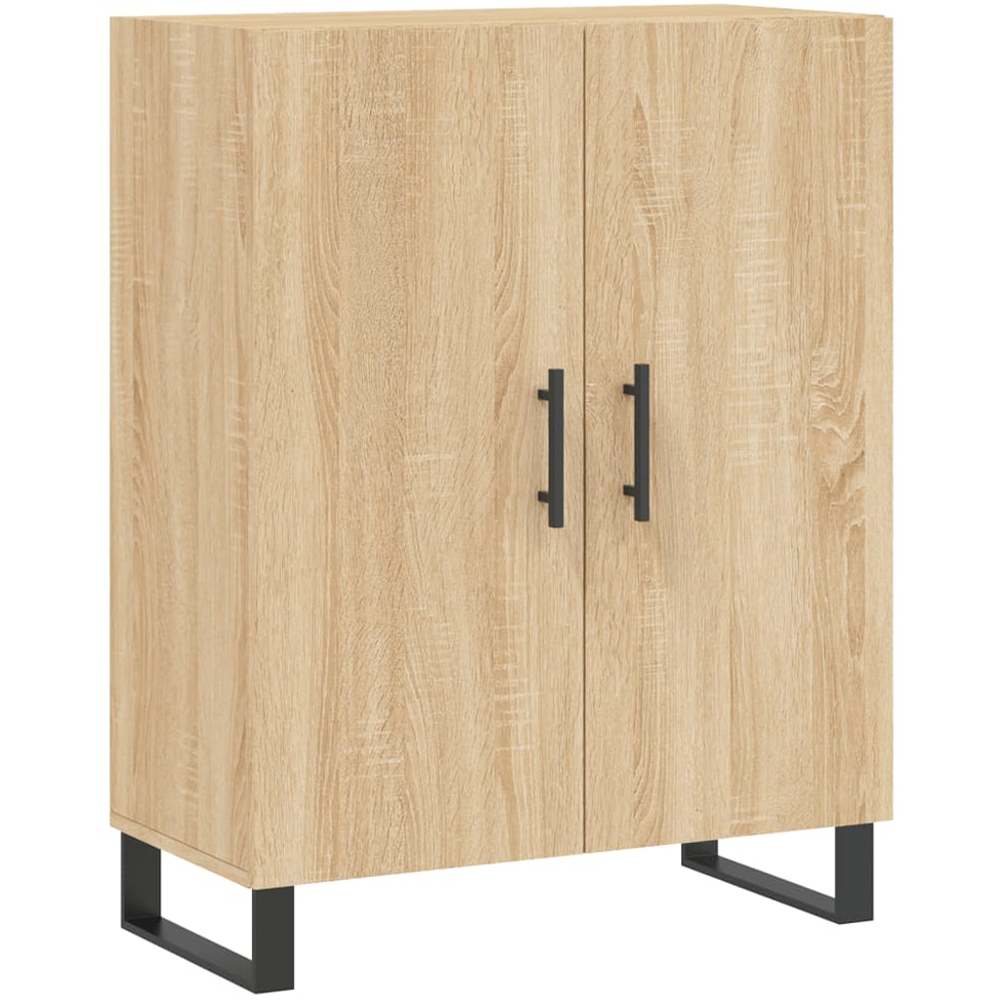 vidaXL 4 Door Sonoma Oak Highboard Image 7