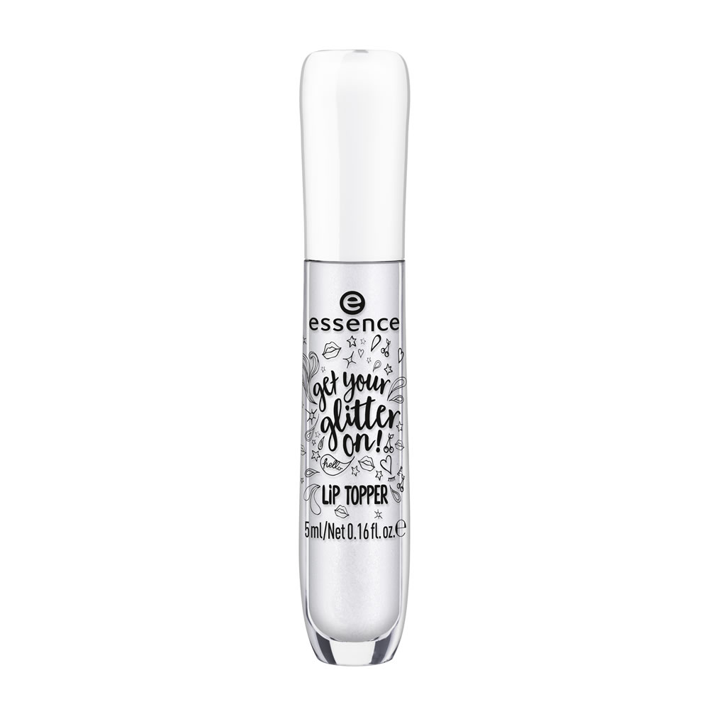 Essence Get Your Glitter On! Lip Topper Silver Glam 01 5ml Image 2