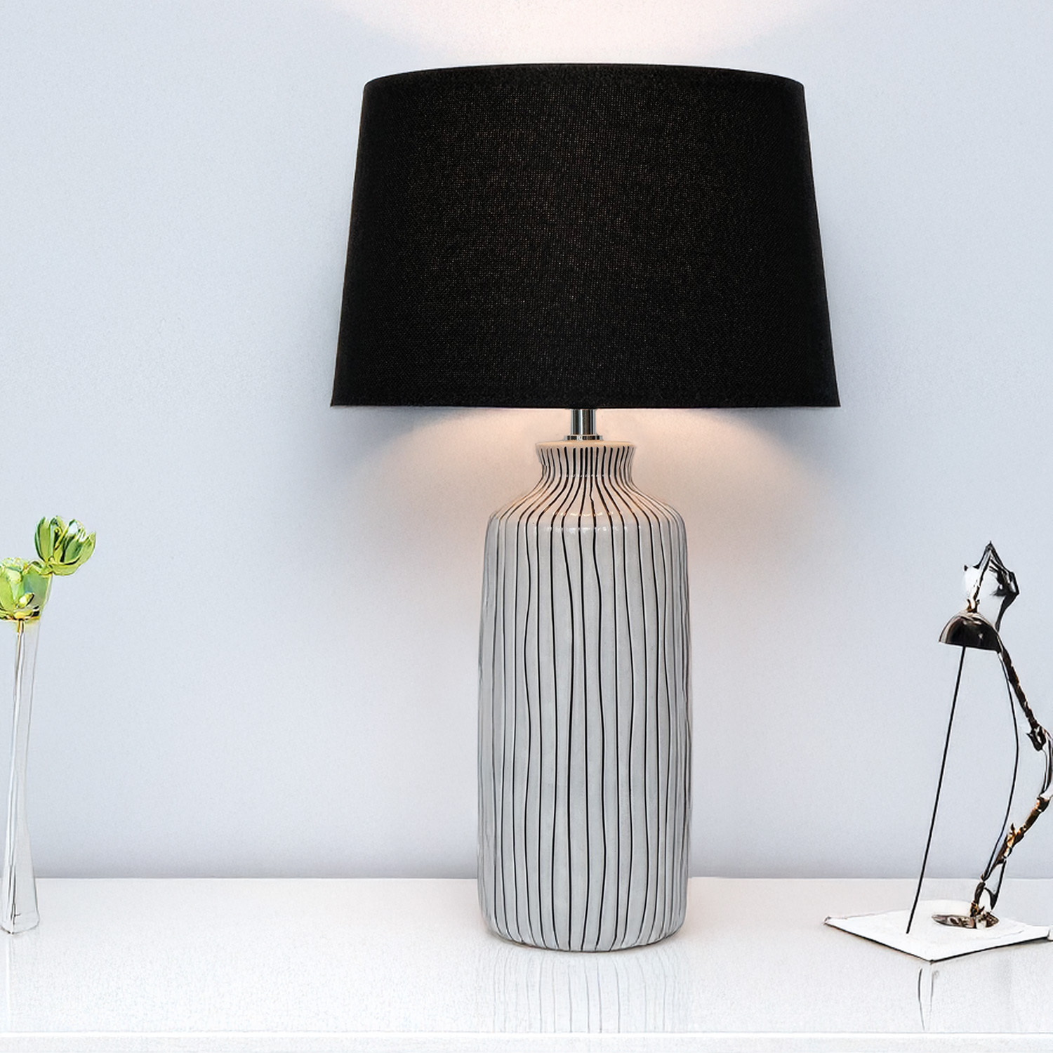 Zayla Table Lamp - Black Image 2