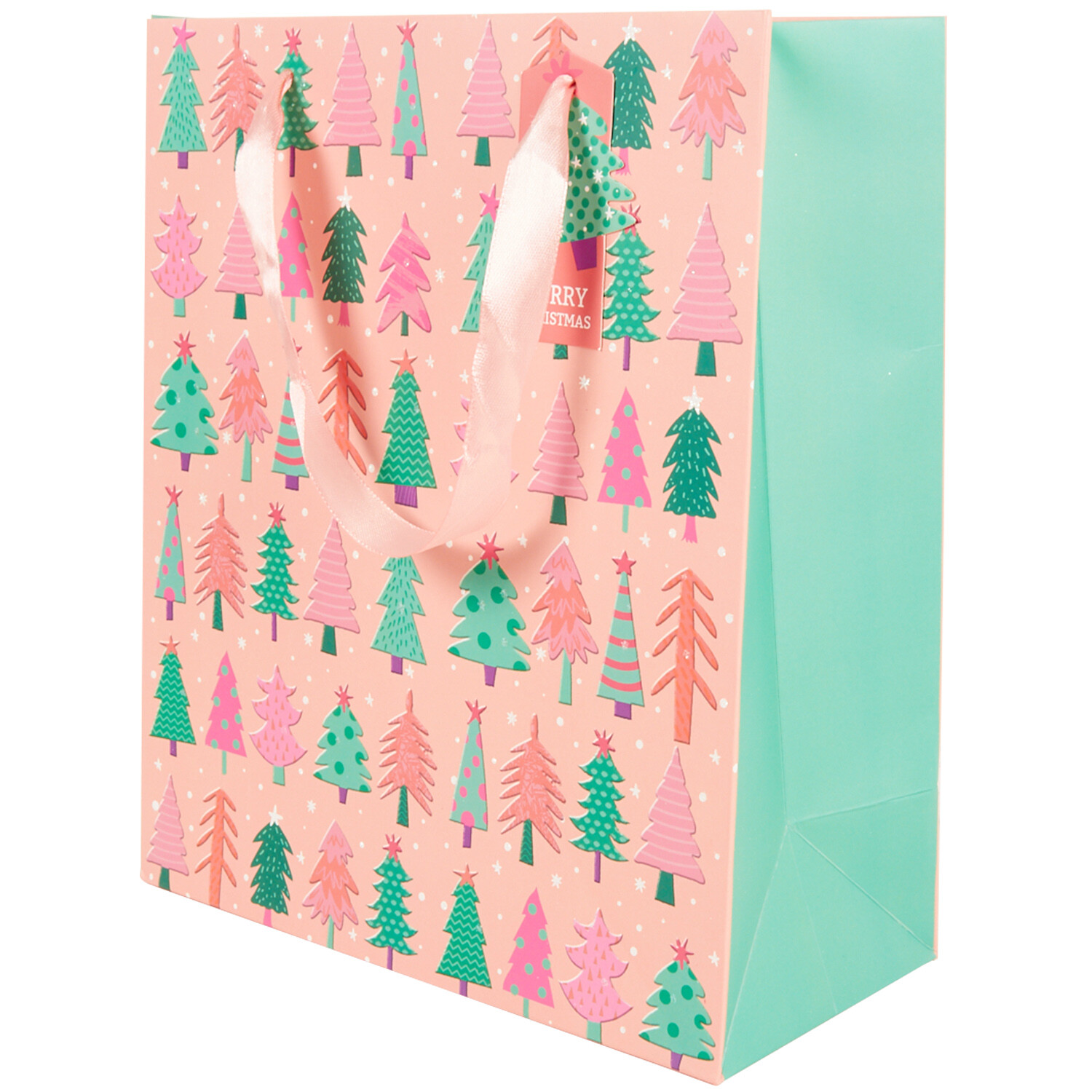 Christmas Tree Gift Bag - Pink / Medium Image 2