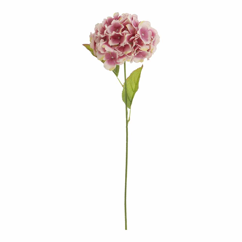 Wilko Hydrangea Pink Single Stem Image 2