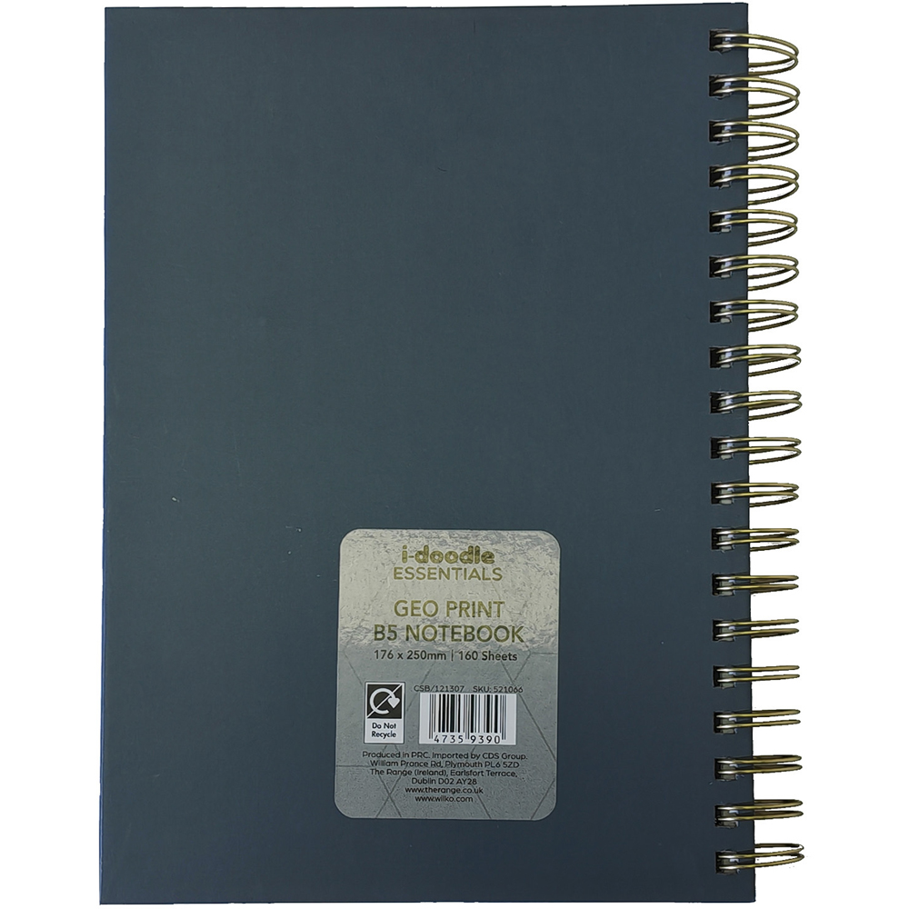 Geo Print B5 Notebook Image 4