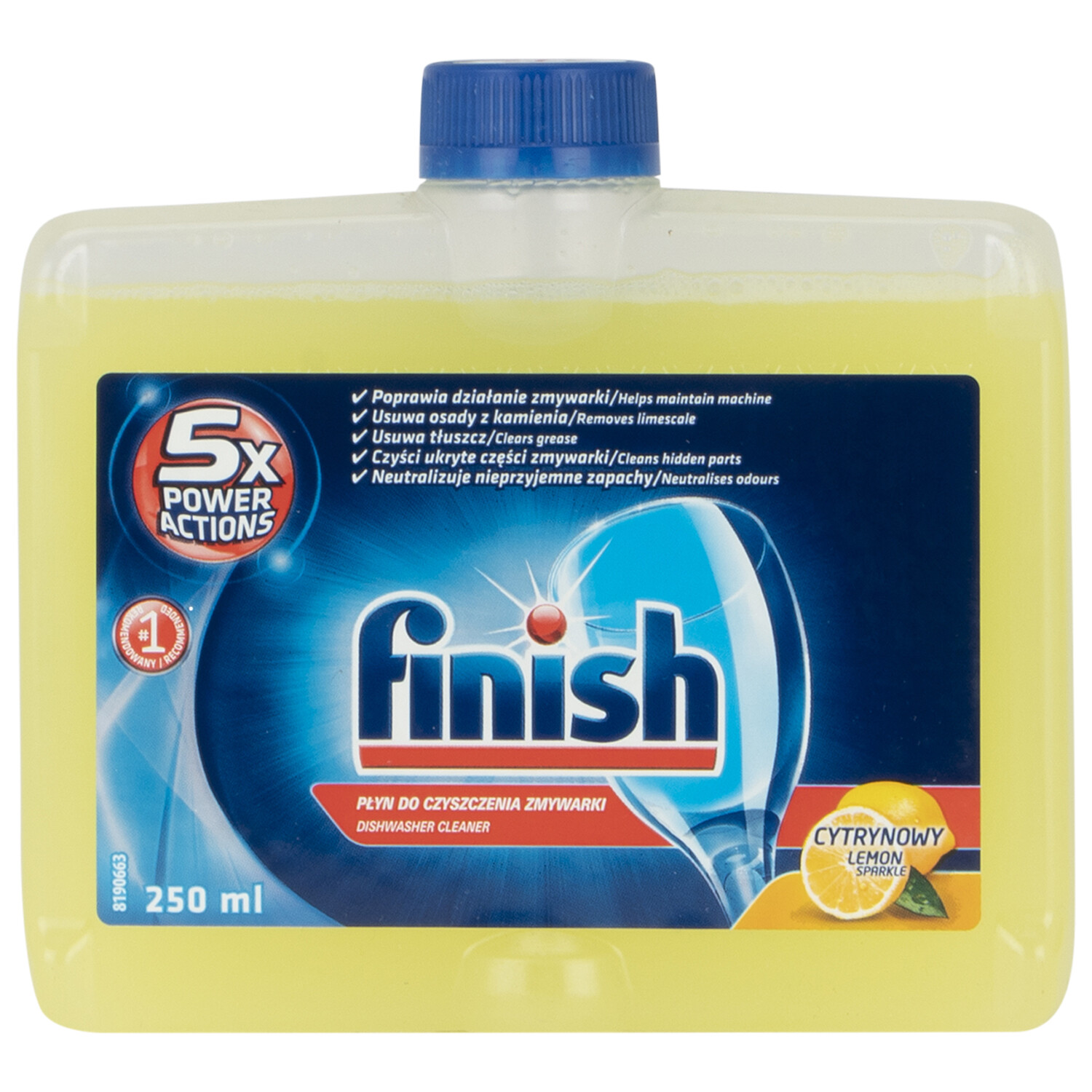 Finish Dish Washer Cleaner - Lemon Image