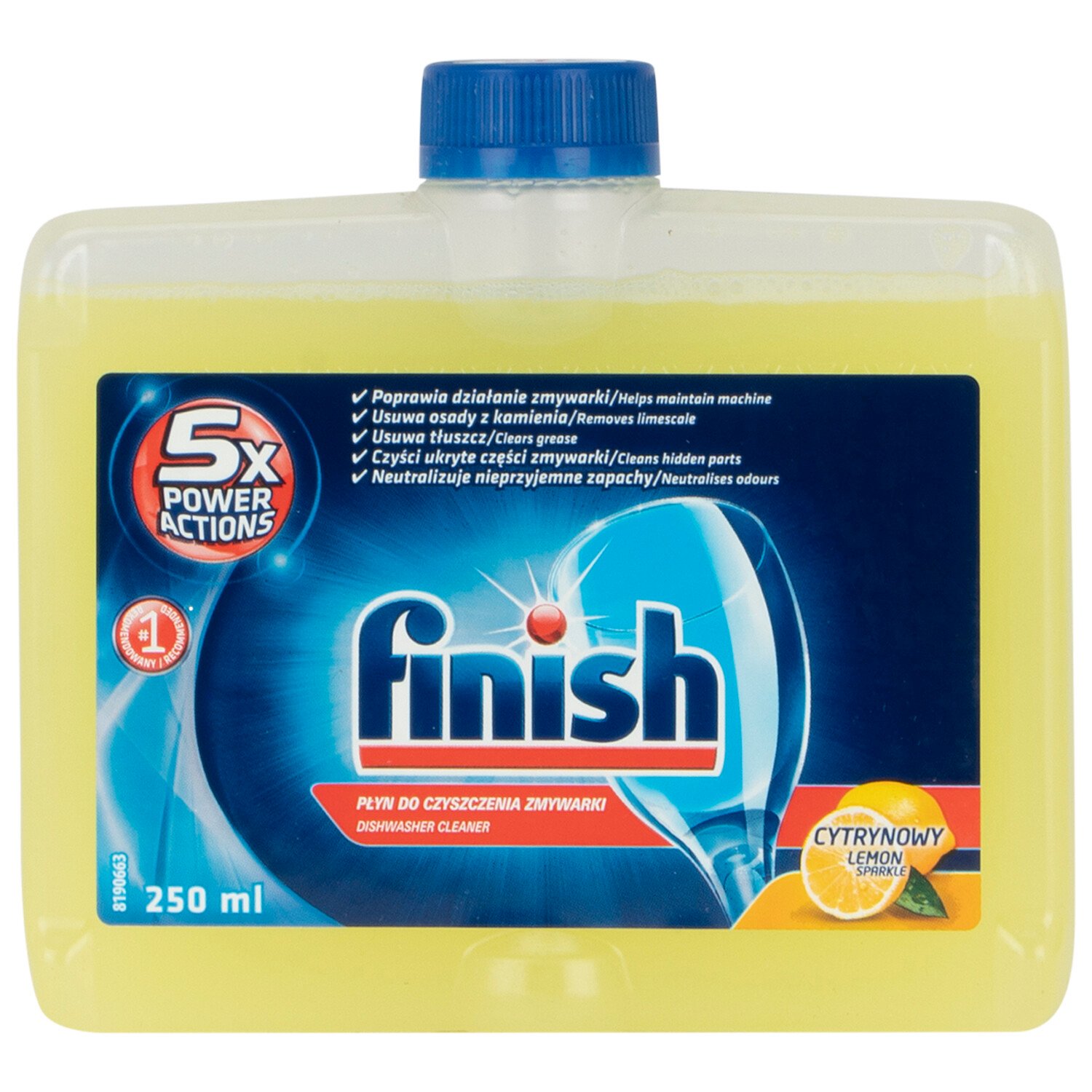 Finish Dish Washer Cleaner - Lemon Image