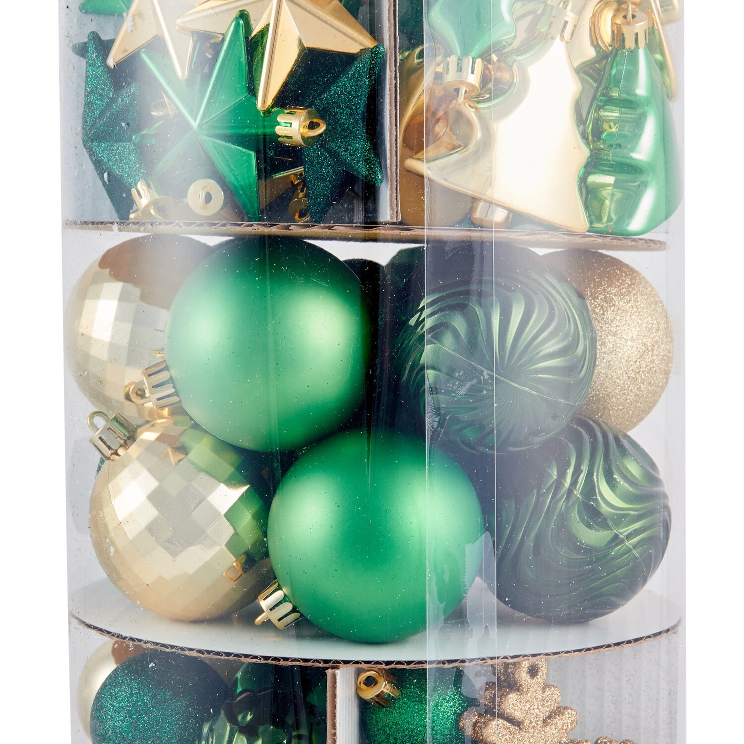 Pack of 120 Where Emeralds Glisten Baubles - Emerald Image 8