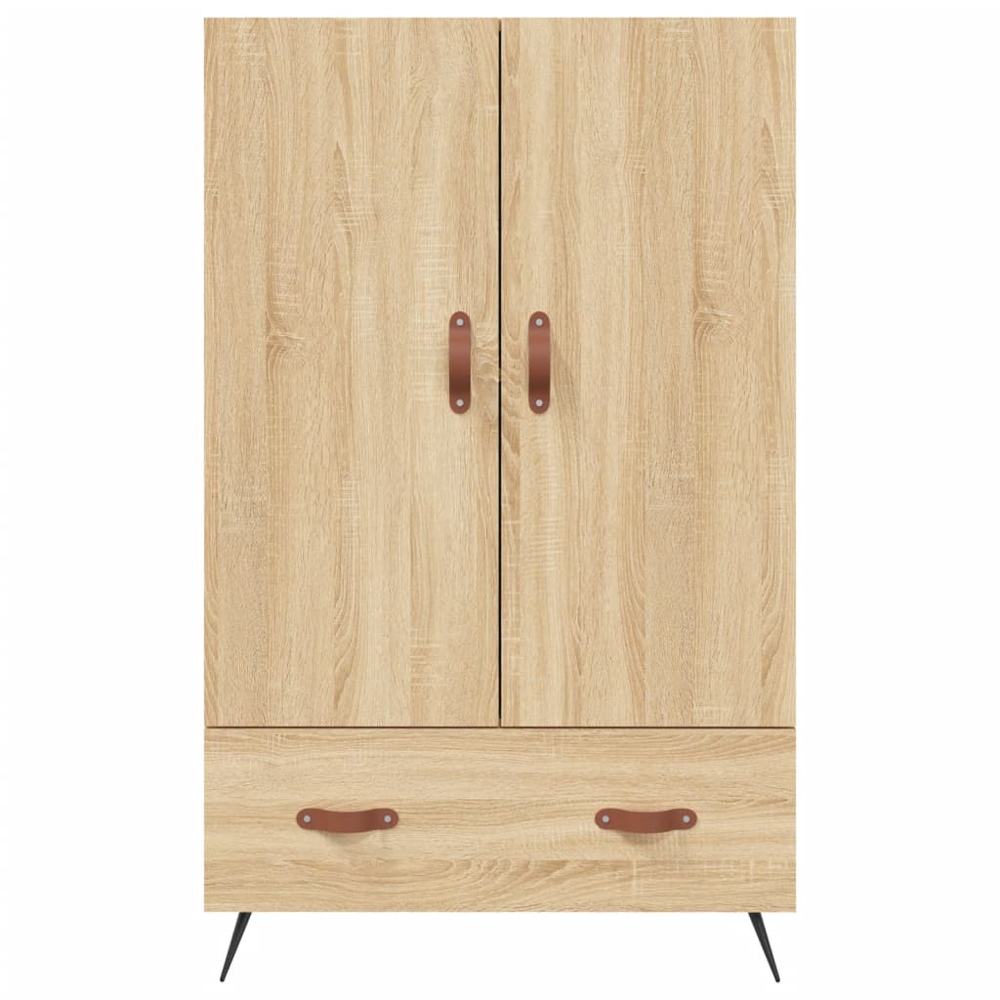 vidaXL 2 Door Single Drawer Sonoma Oak Highboard Image 6