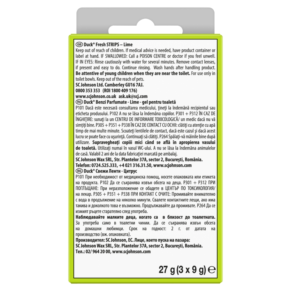 Duck Lime Fresh Strips 3 pack Image 2