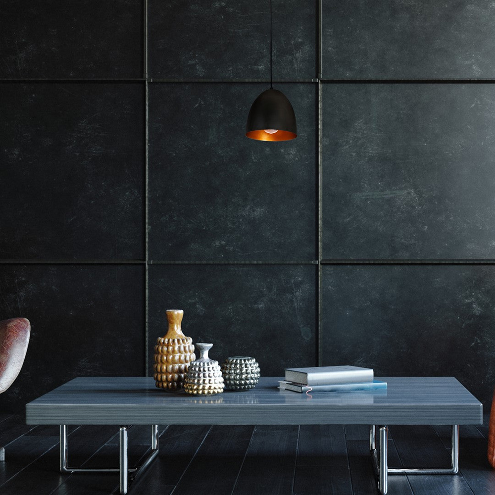 Milagro Vegas Black Pendant Lamp 230V Image 7