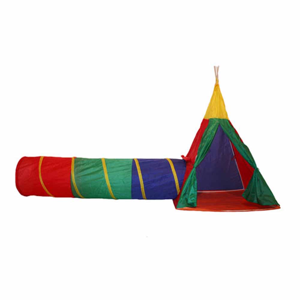 Charles Bentley Children's 3 In 1 Adventure Indoor /Outdoor Teepee Play Tent Set Image 3