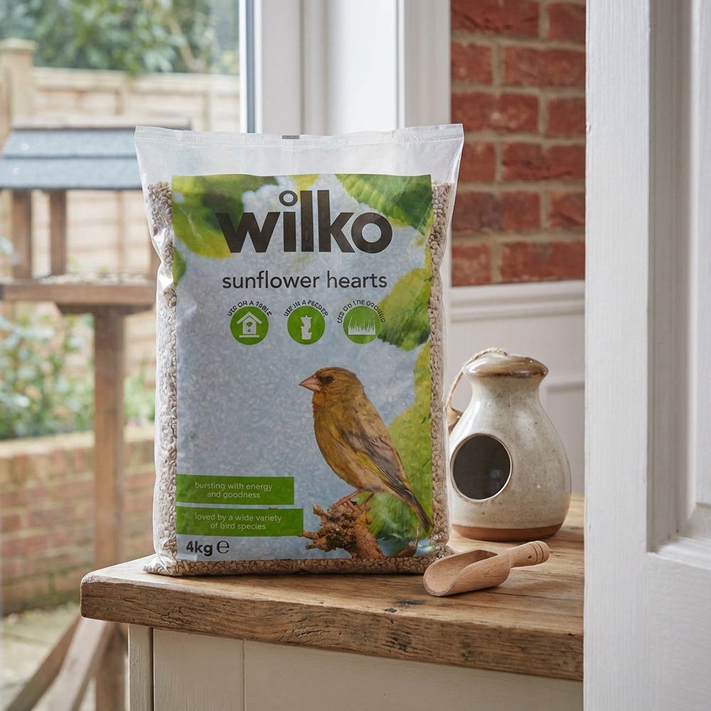 Wilko Wild Bird Sunflower Hearts 4kg Image 3