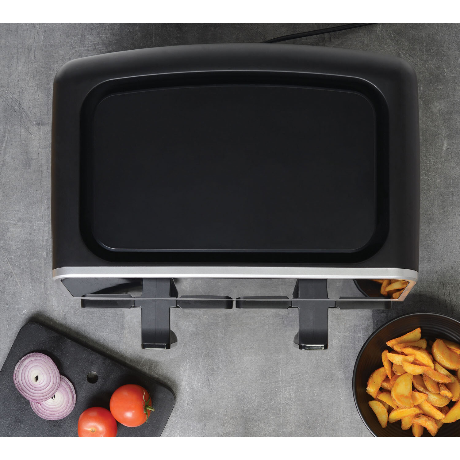 Kitchen Master 9L Black Dual Air Fryer Image 7