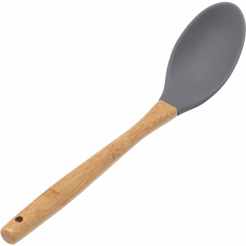Wilko Silicone and Bamboo Ladle Image 2