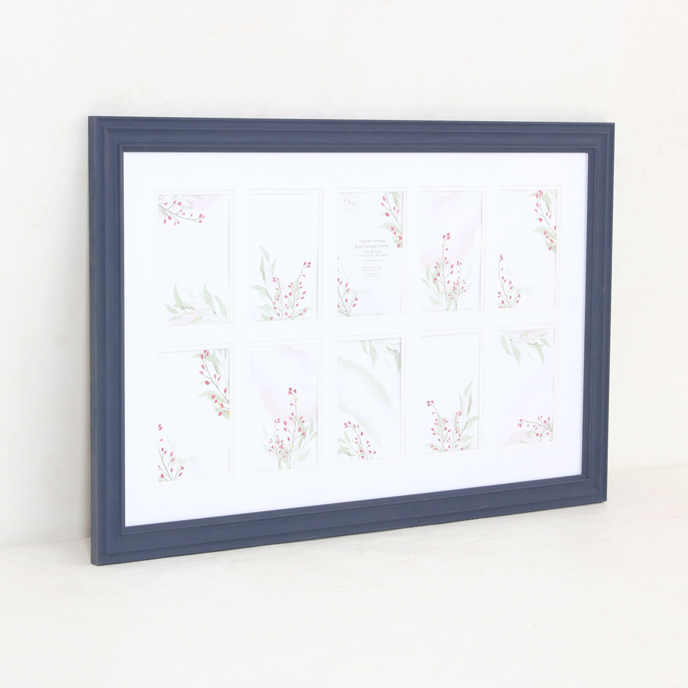 Vienne Vintage Blue Collage Frame Image 5
