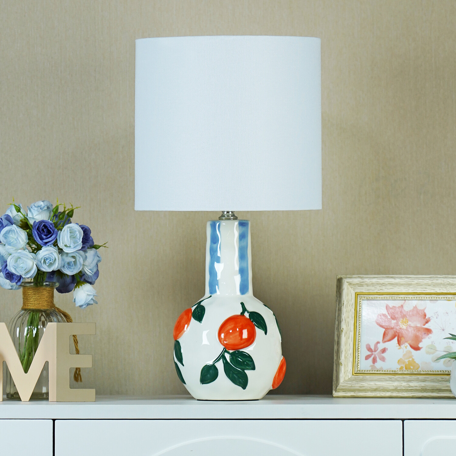 Valencia Stripe Table Lamp Image 4