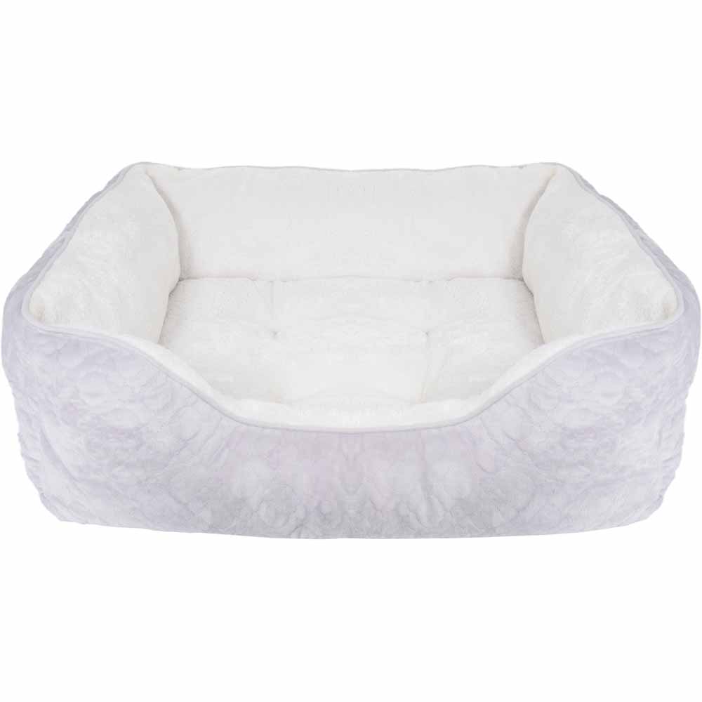 Single Rosewood Large Textured Pet Bed in Assorted styles Image 3