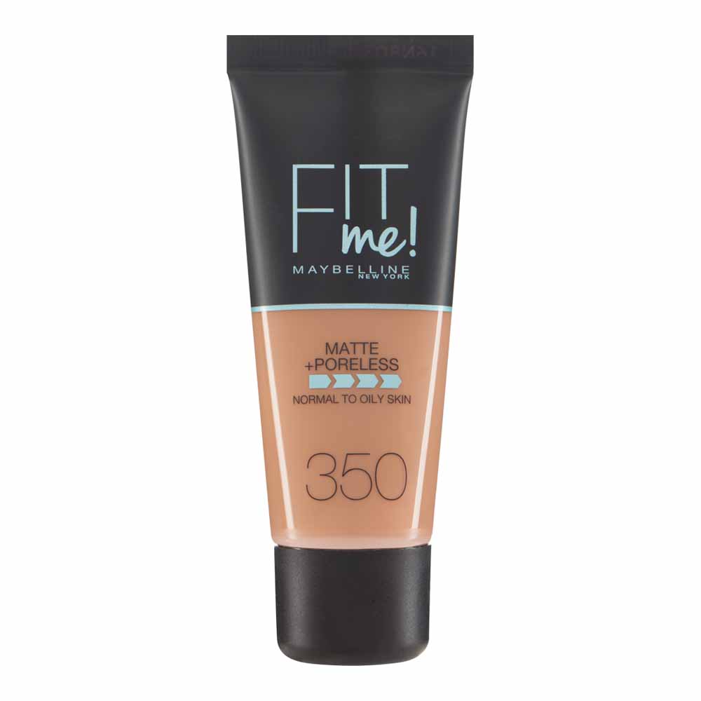 Maybelline Fit Me! Matte and Poreless Foundation Caramel 350 30ml Image 1