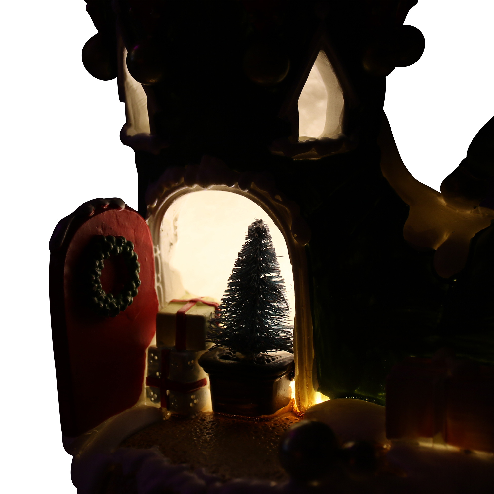 LED Novelty Elf Shoe Ornament - Green Image 5