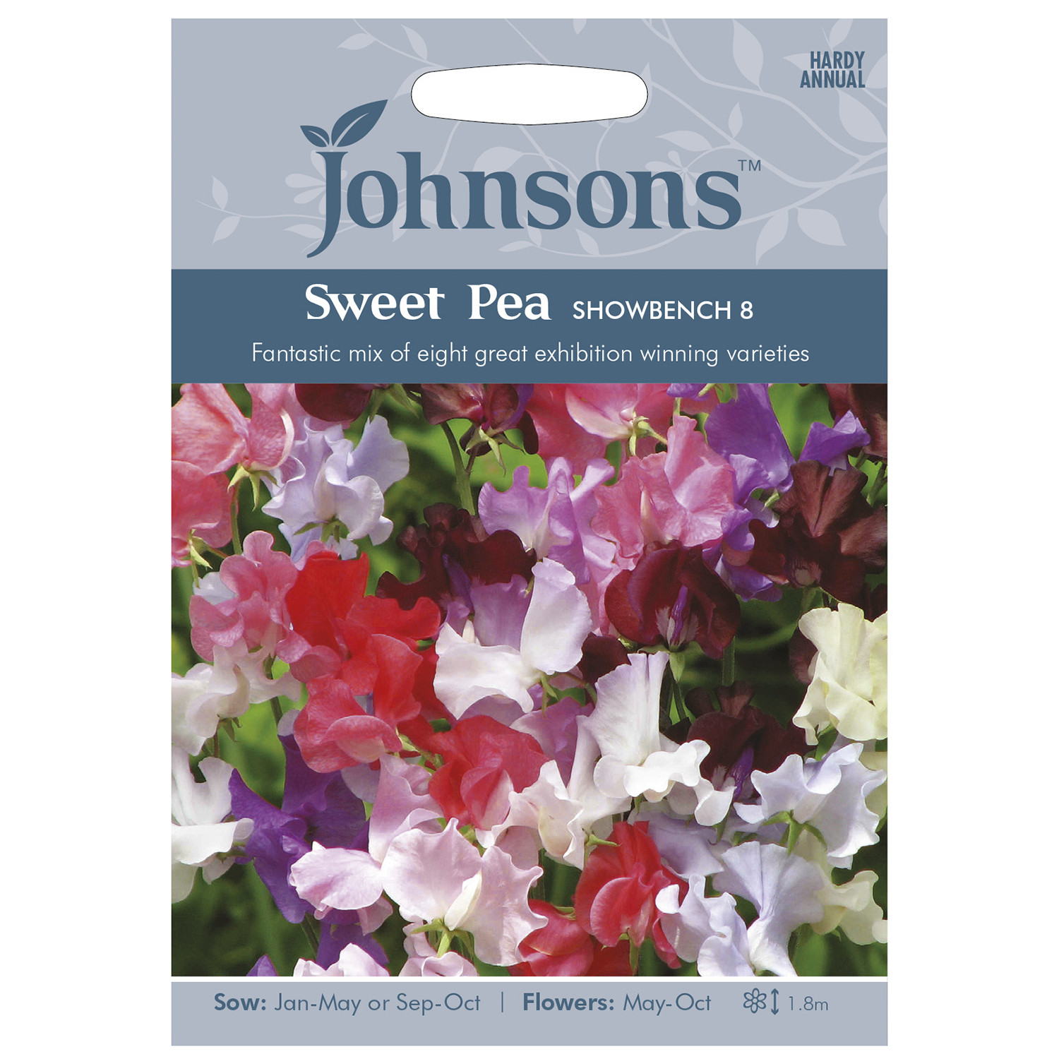 Pack of Showbench 8 Sweet Pea Flower Seeds Image