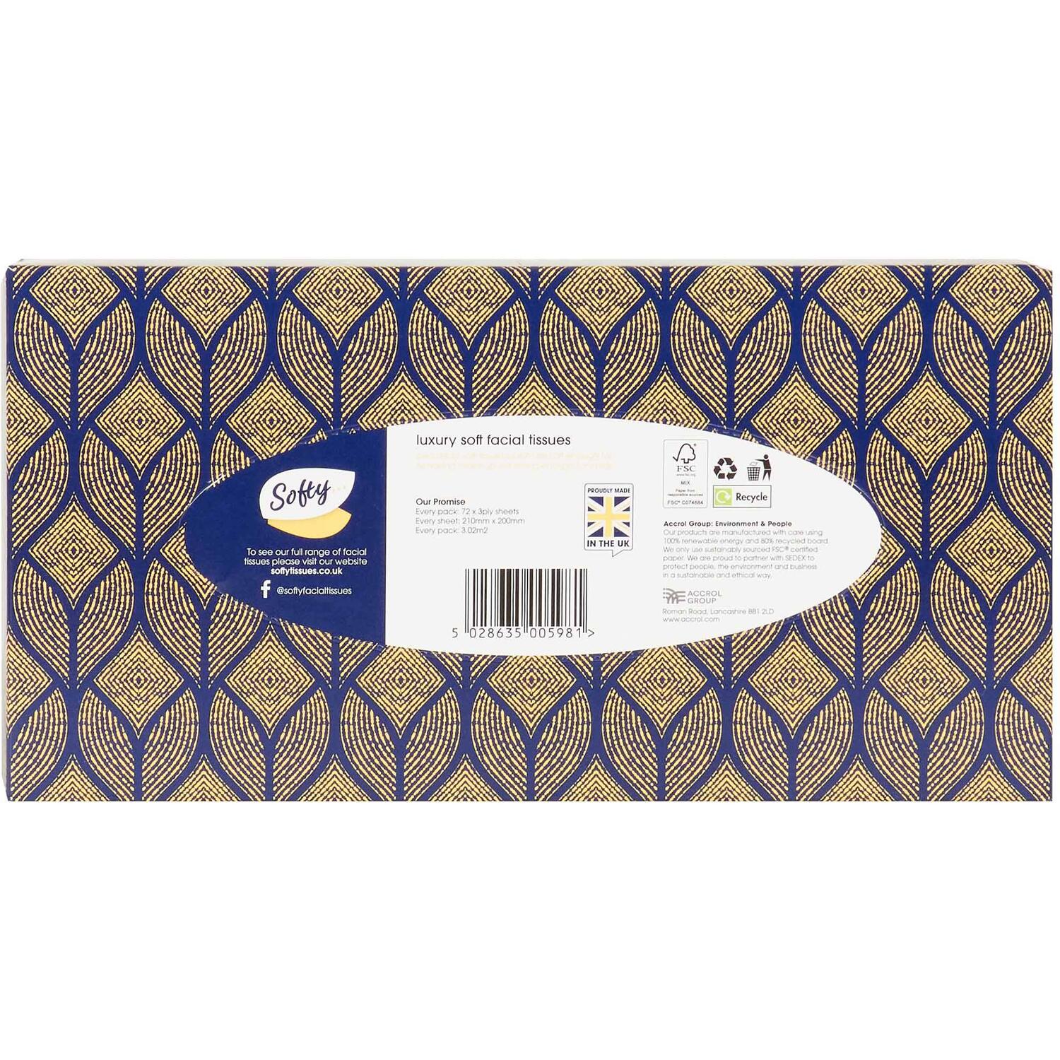 Softy Luxury Soft Tissues 72 Sheets 3 Ply Image 3