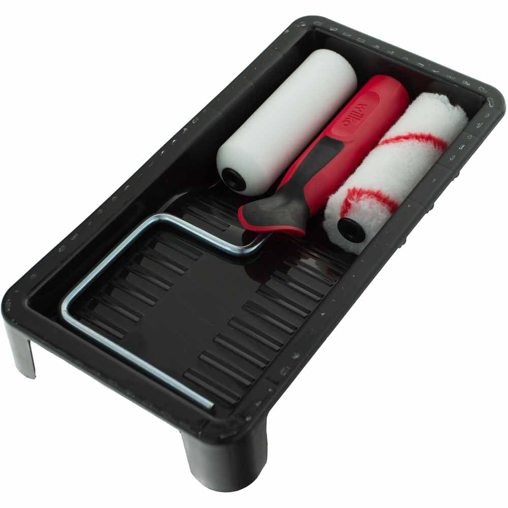 Wilko 4 Pack Mini Gloss and Emulsion Roller Kit Image 5