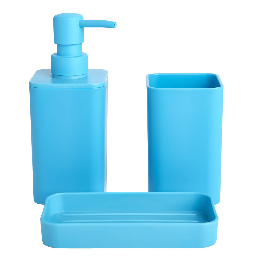 Wilko Aqua Bathroom Set Wilko