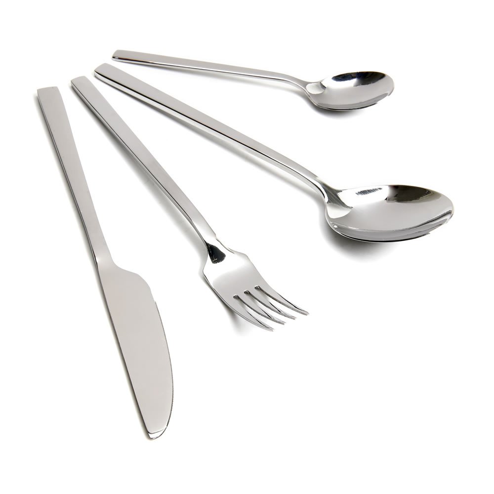 Wilko 16 piece Forged Stainless Steel Cutlery Set Image 1