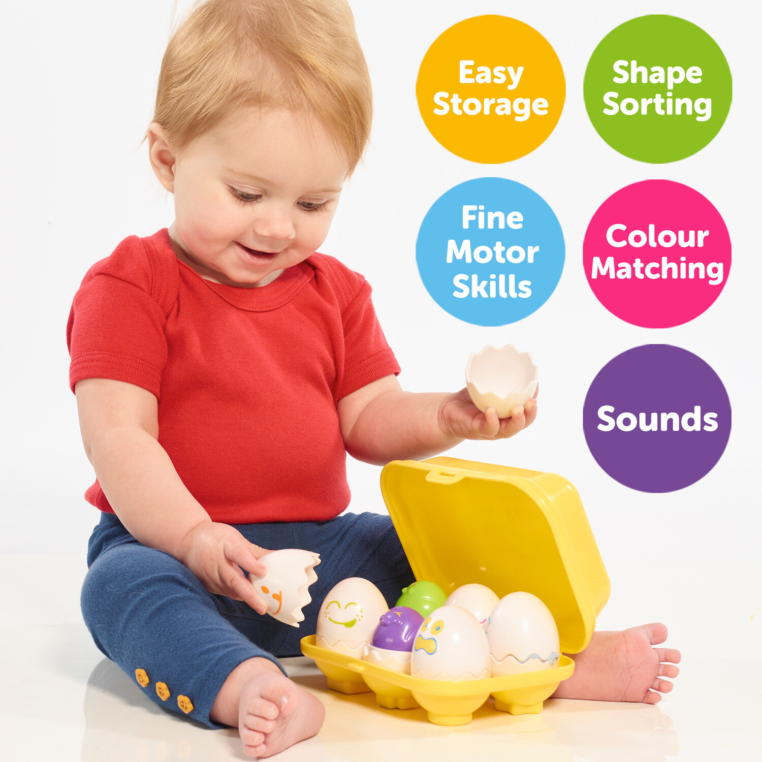 Tomy Hide and Squeek Eggs Image 4