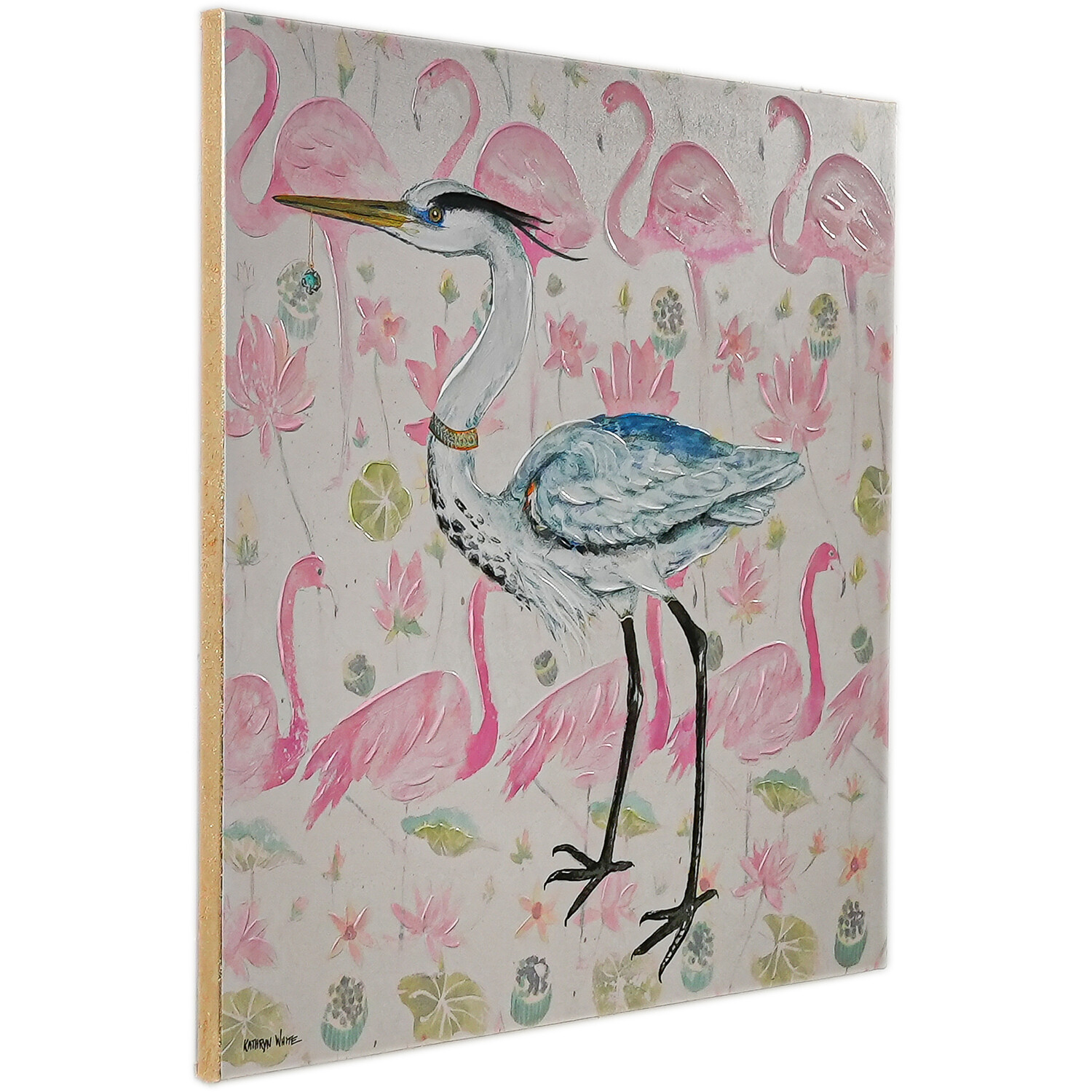 Kathryn White Wading Birds Canvas Image 2