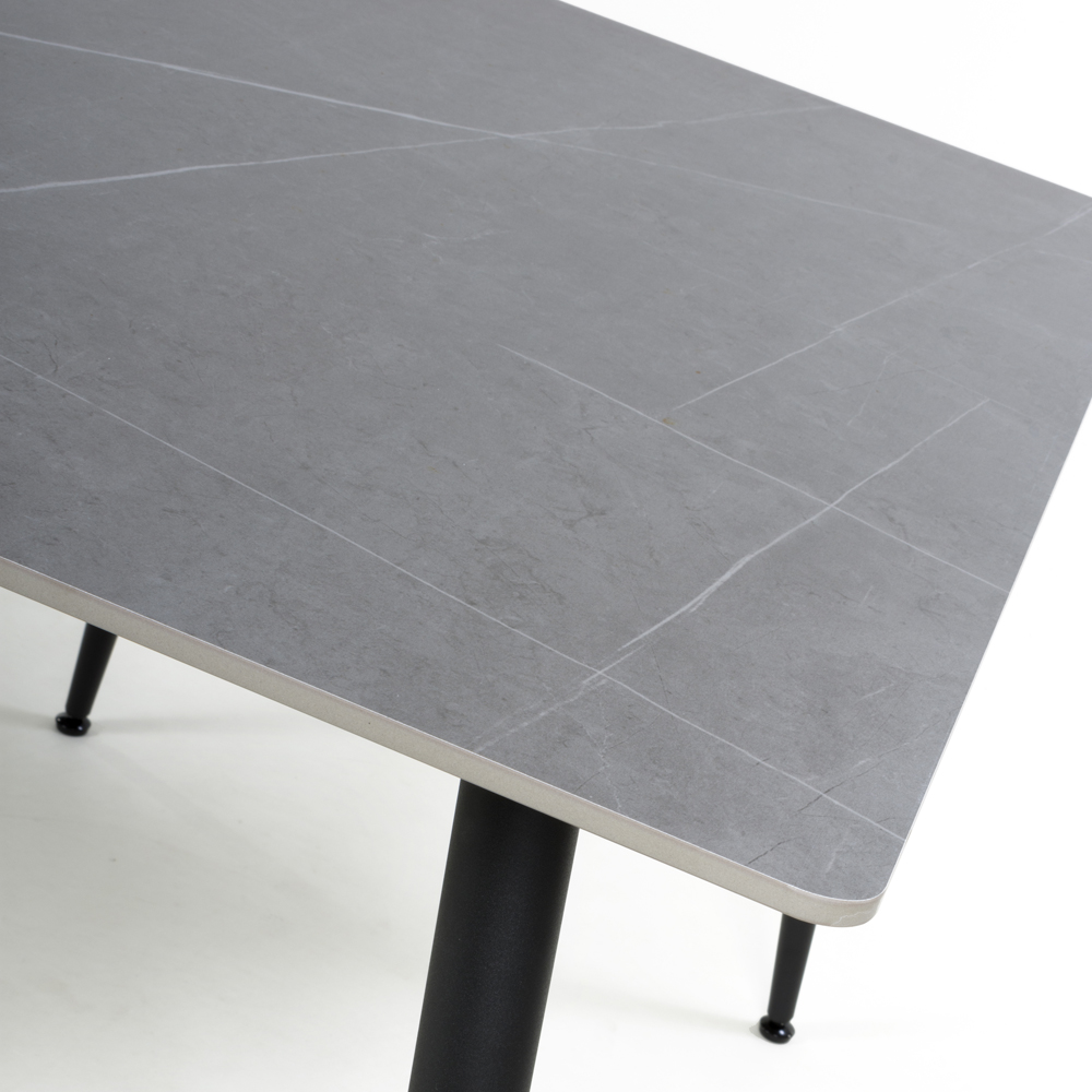 Monaco 4 Seater Dining Table Grey Image 5