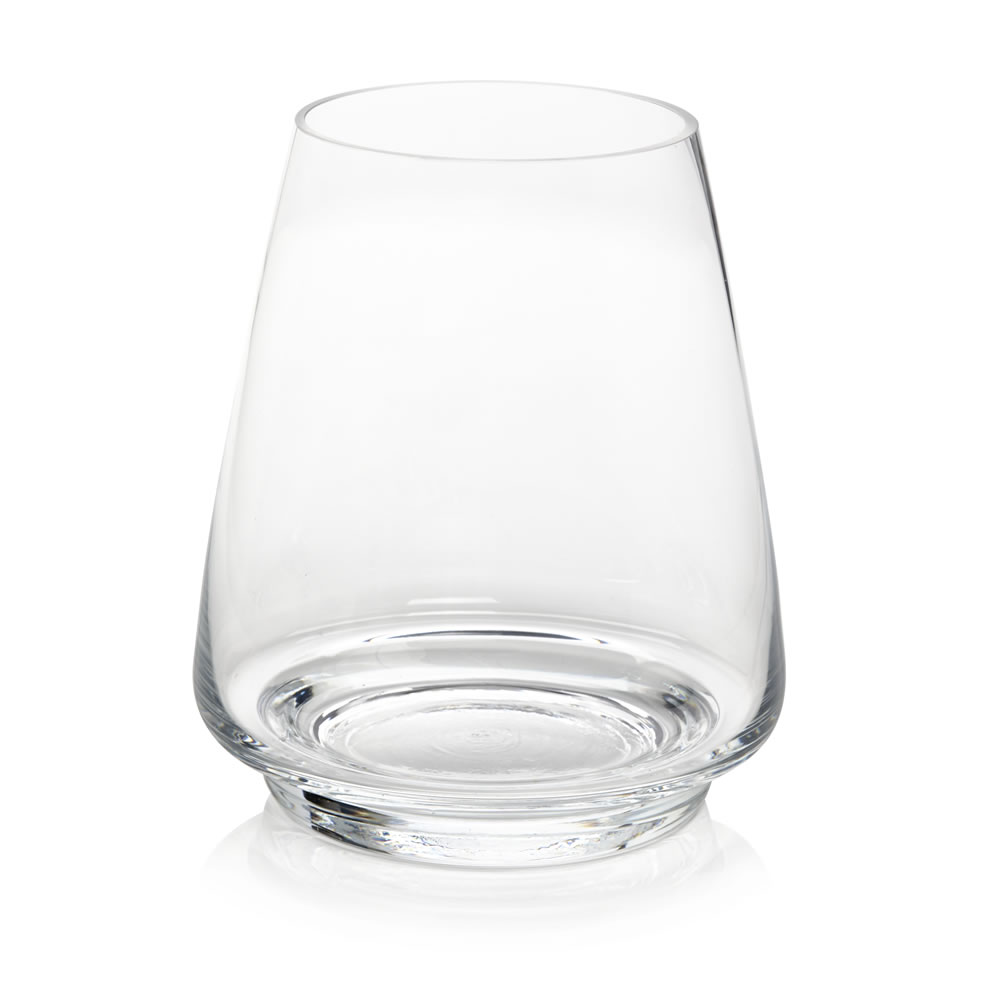Wilko Clear Glass Hurricane Vase Wilko