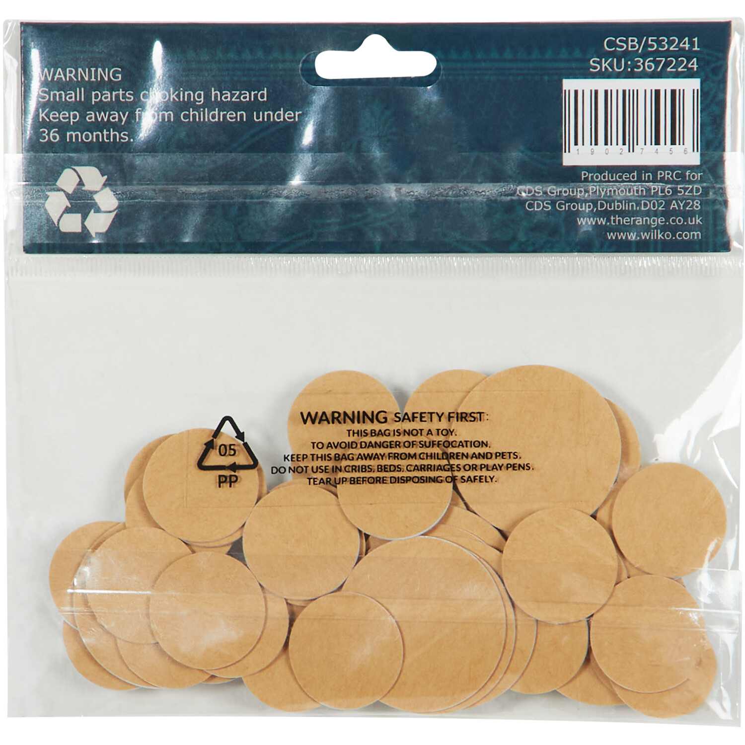 Pack of 56 Eyeball Foam Stickers Image 3
