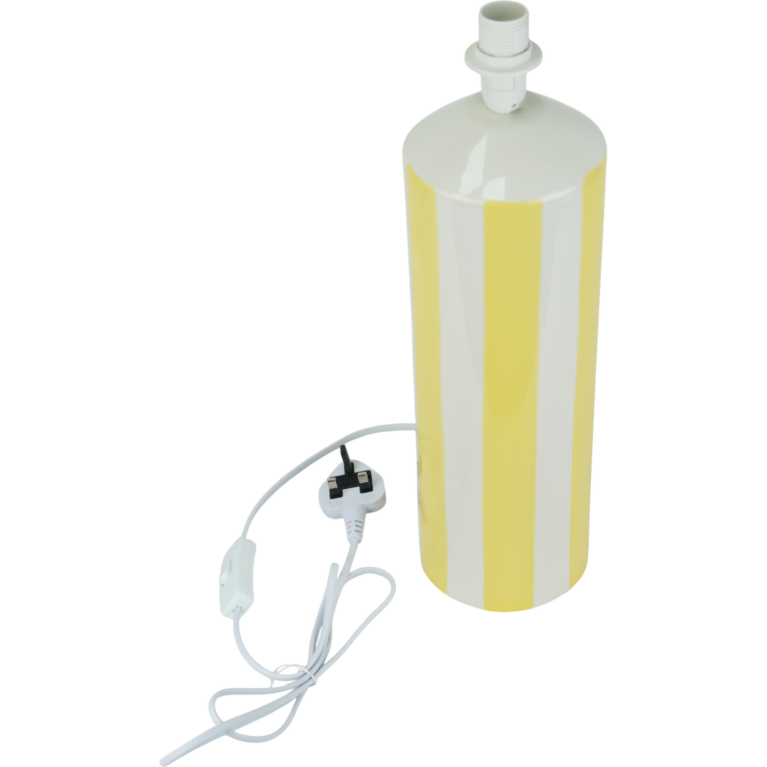 Bridie Stripe Table Lamp Yellow Image 3