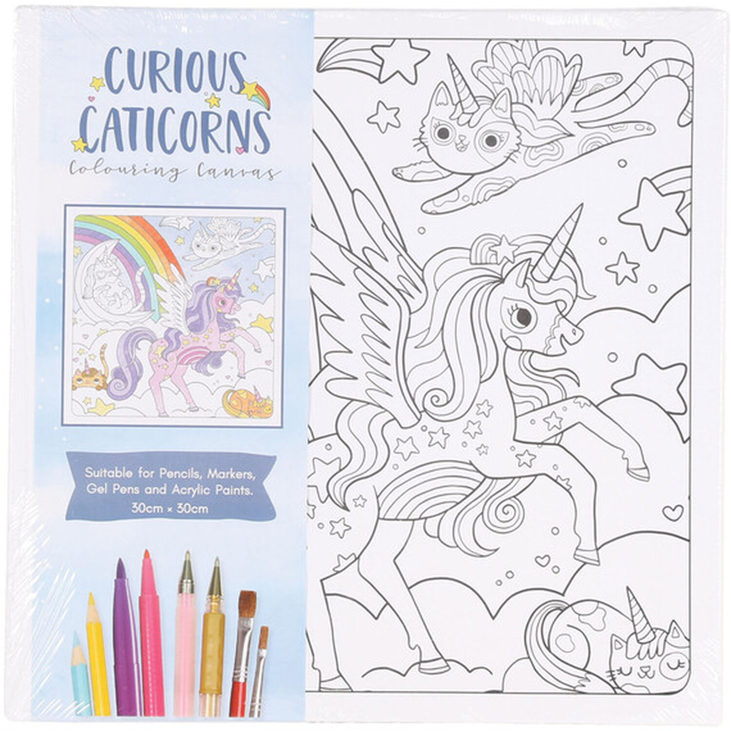 Fantasy Colouring Canvas Image 1