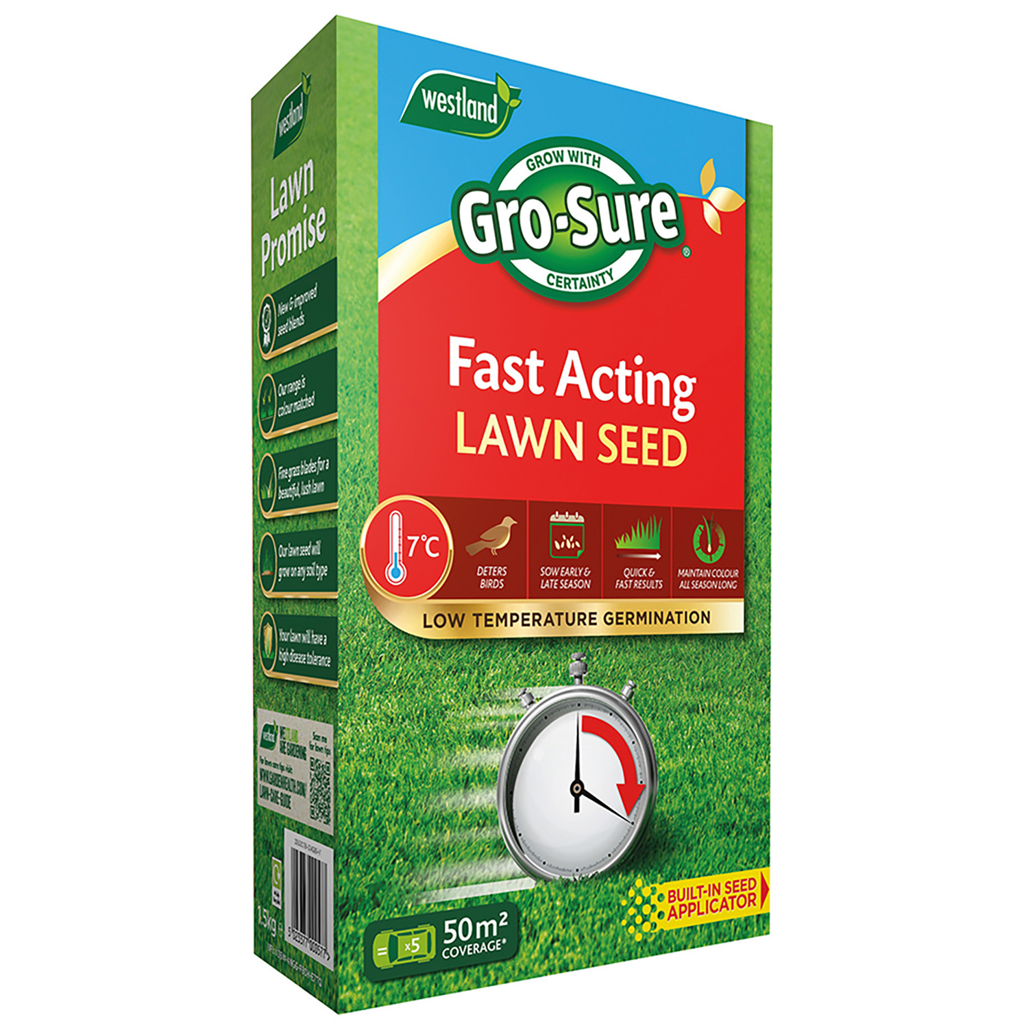 Westland Gro-Sure Fast Acting Lawn Seed Image