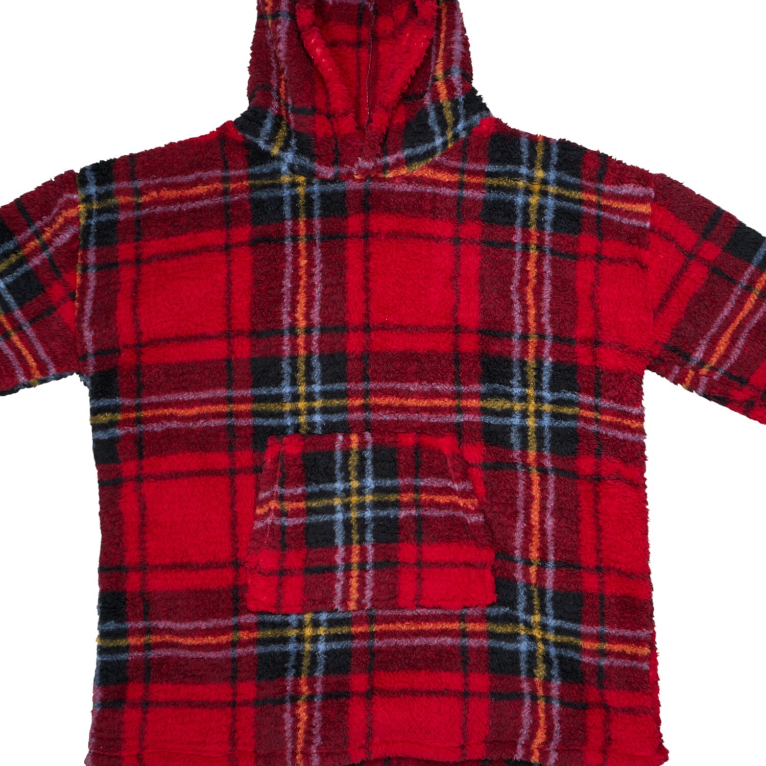 Printed Sherpa Hoodie Image 4