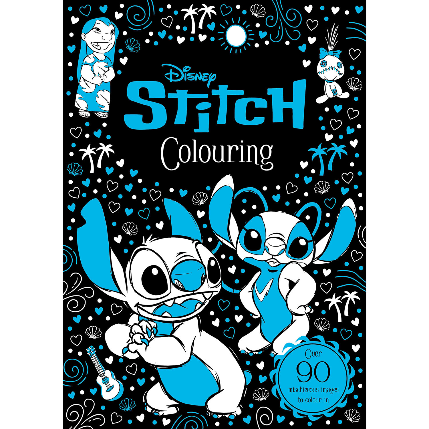 Premium Colour Stitch Colouring Book - Black Image 2
