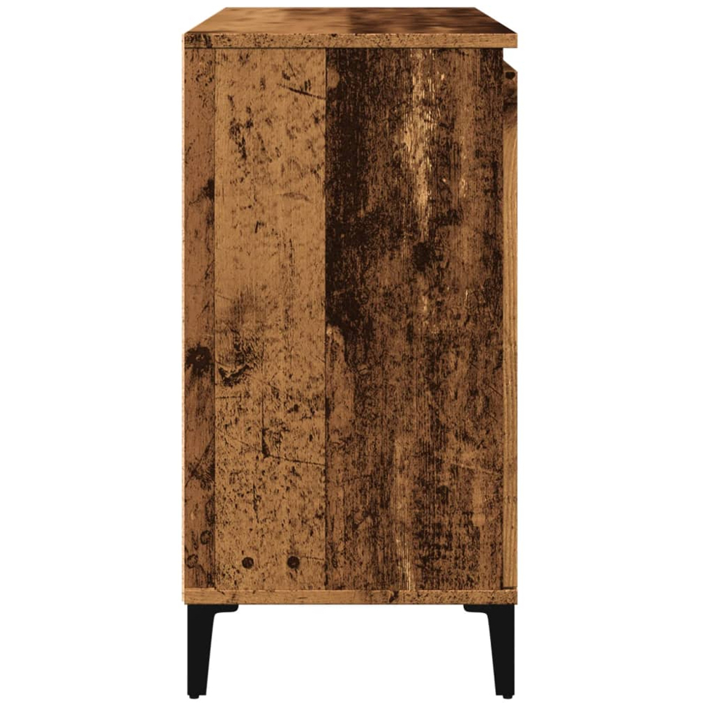 vidaXL 2 Door 2 Drawer Old Wood Sideboard Image 5