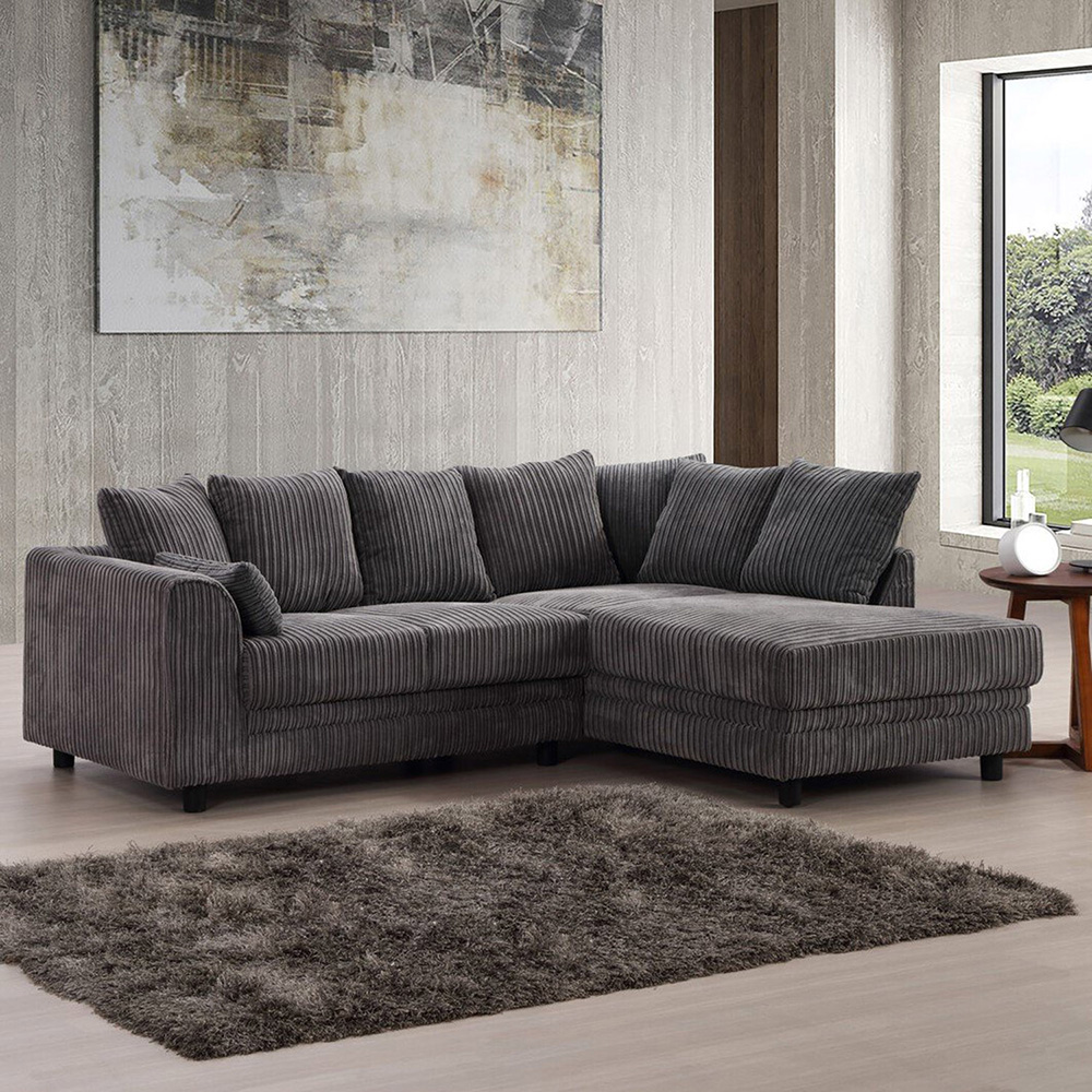 Wembury Grey Right Hand Chaise Sofa Image