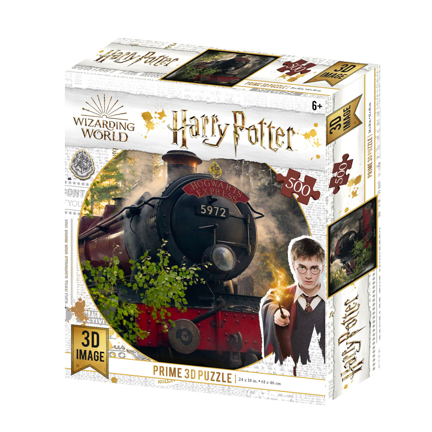 500-Piece Harry Potter Hogwarts Express 3D Puzzle Image