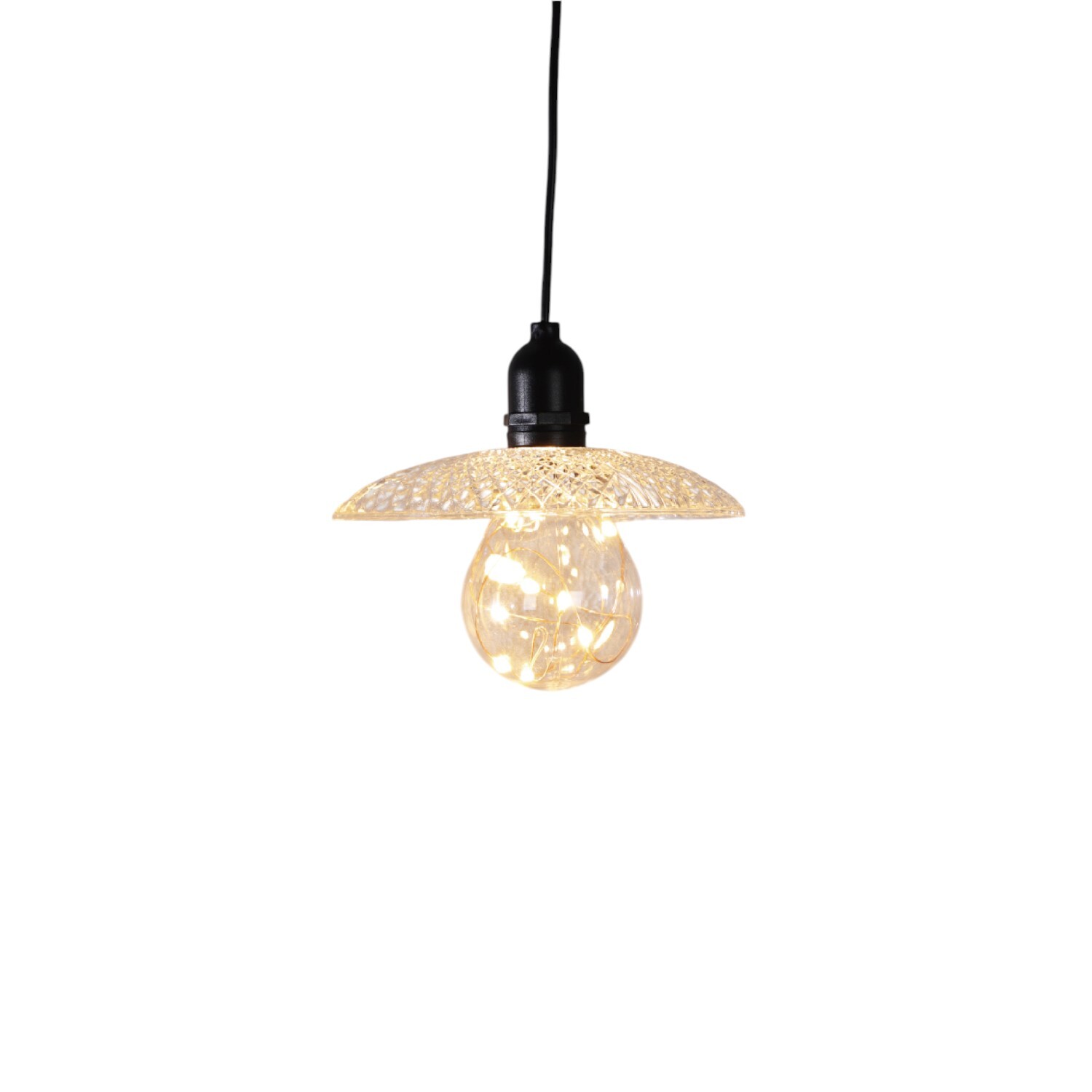 Solar Crystal Pendant Light Image 3