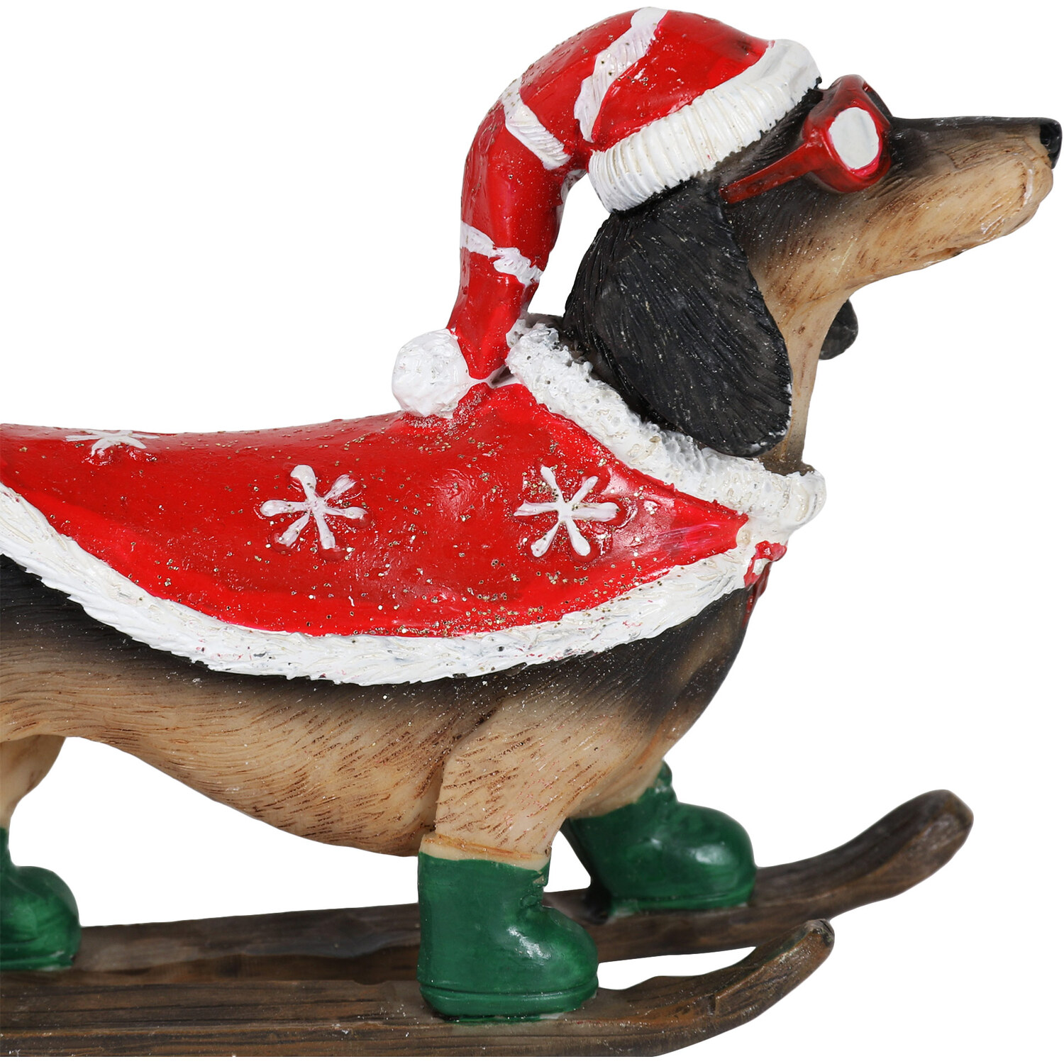 Festive Hanging Dachshund Decoration Image 6